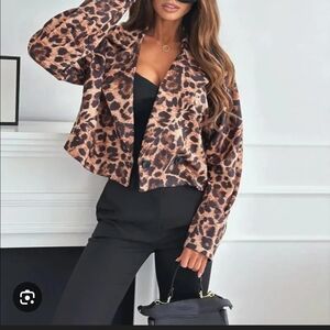 New Look Animal Print Blazer